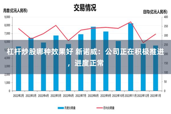 杠杆炒股哪种效果好 新诺威：公司正在积极推进，进度正常