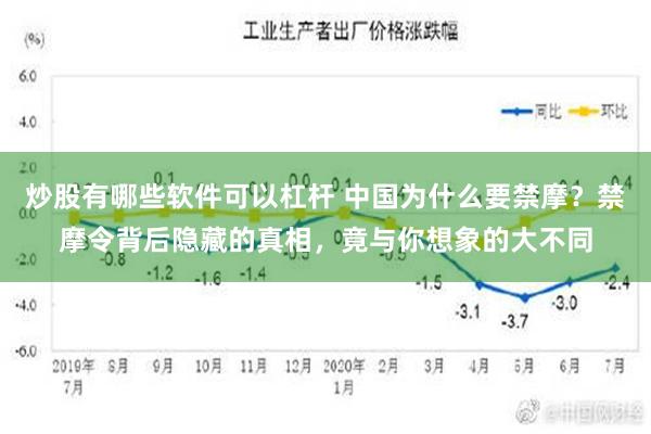 炒股有哪些软件可以杠杆 中国为什么要禁摩？禁摩令背后隐藏的真相，竟与你想象的大不同